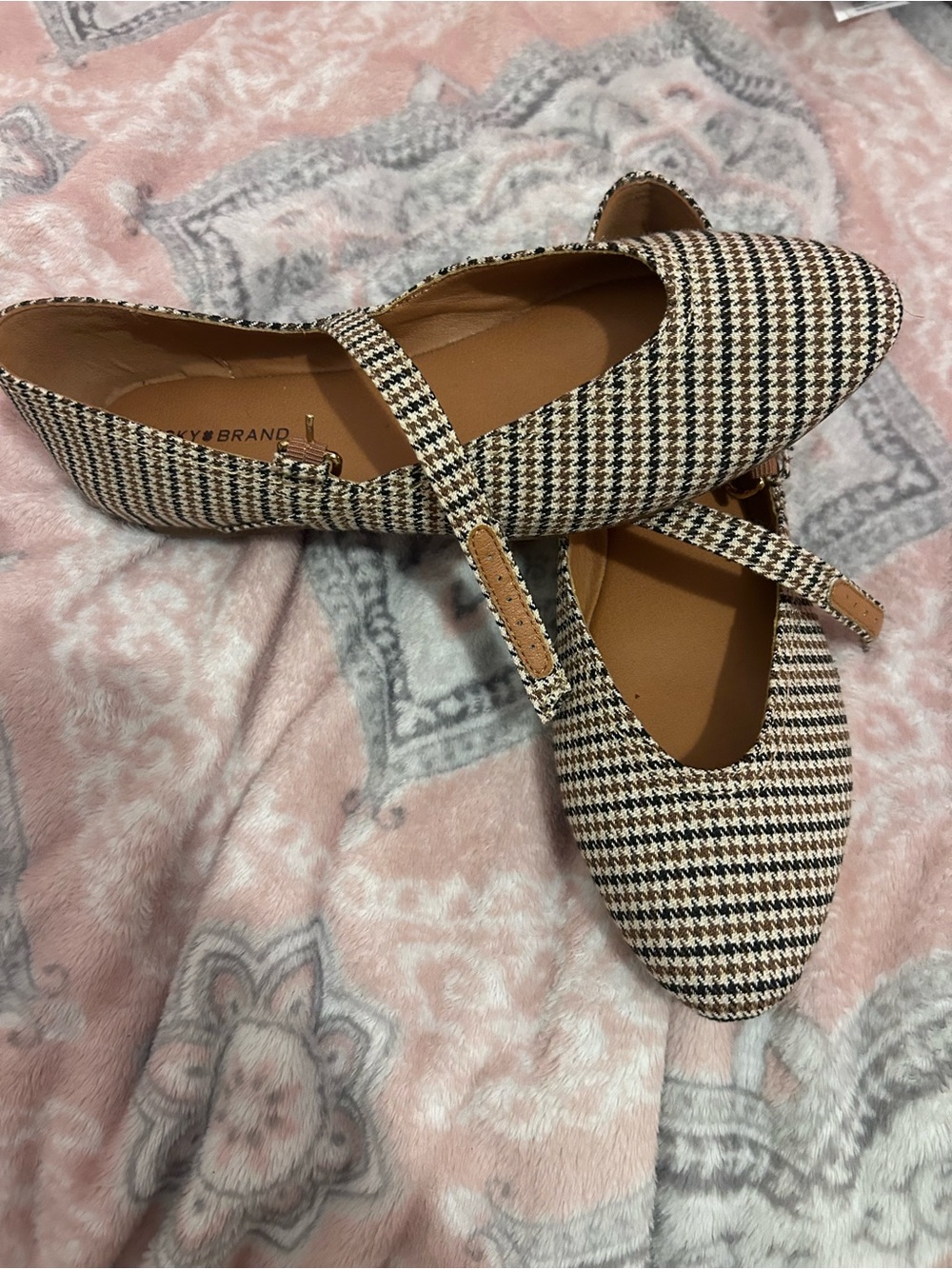 Lucky Brand Mary Jane Flats - Neutral Mix